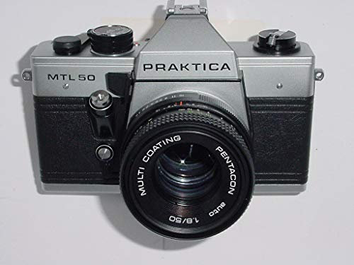 Praktica MTL 50 – Cámara réflex analógica Incluye Objetivo Pentacon Auto – Multi-Coating – 1.8/50 # # SLR Camera # # Analog Photographic Technique by lll Group # #
