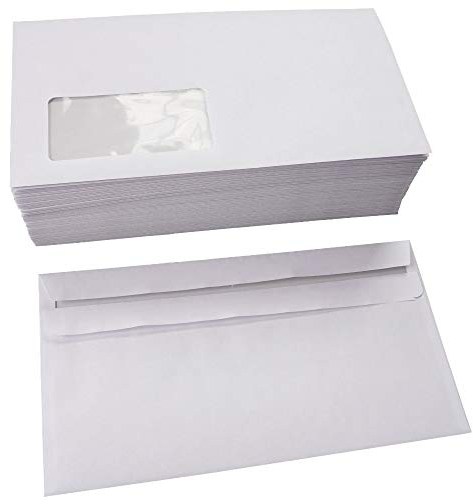 MAILmedia Briefumschlag, mit Fenster, selbstklebend, C6/5, 125 x 235 mm, 75 g/m², Offset, weiß (1.000 Stück)