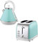 SQ Professional Breakfast Set 2pc Kettle 2200W & 2 Slice Toaster 900W (Dainty Seafoam Green)