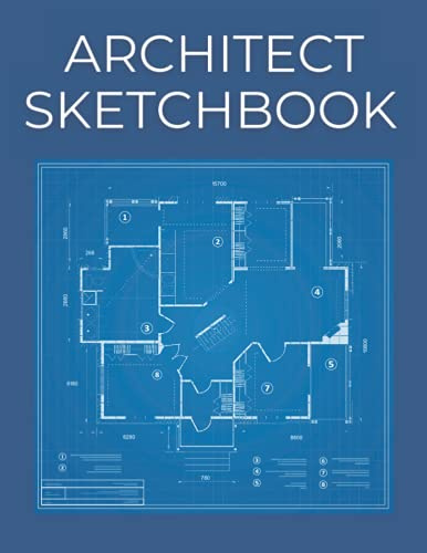 Architect Sketchbook: Construction Drawing and Planning | Architectural Graph Paper | Drafting Blueprint Notebook | Quad Ruled Notebook 5 x 5: Grid Paper Notebook 8.5 x 11
