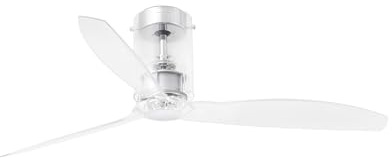 Faro Barcelona 33393 - MINI TUBE FAN Ventilador de techo sin luz, transparente