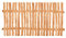 BooGardi Zaunelement Haselnuss · 144 Größen · 150 x 100 cm (3-4 cm) · Staketenzaun Bausatz für Lattenzaun/Bretterzaun · Gartenzaun Holzzaun