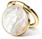 GVIEWIN Marble Cell Phone Ring Holder, Metal Kickstand Grip for Magnetic Car Mount Compatible with iPhone 16 Pro Max/15 Plus/14/13/12 Series & Galaxy S25/S24 Ultra and Other Phones(Pearlescent/Gold)