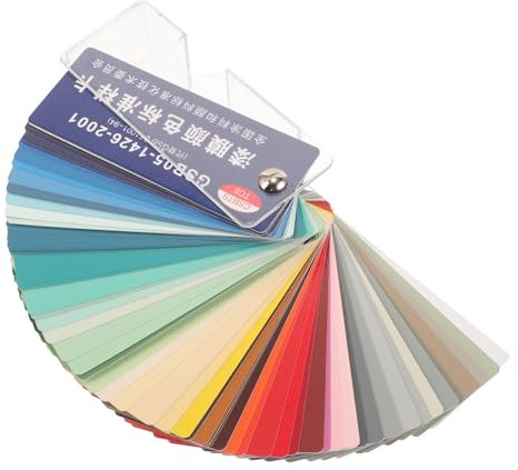 Hemobllo 1 Set Paint Color Card Color Test Card Paint Water Color Cards Cardboard Color Paint Cards Water Color Paint Cards Chip Watercolor Paint Bulk Paint Sample Cards Paper Standard Card