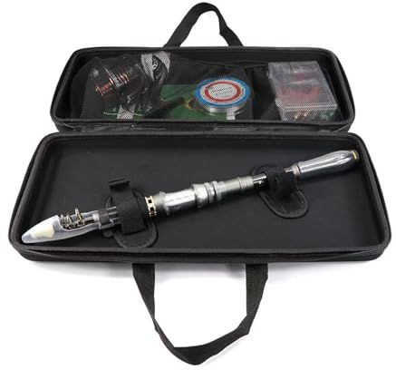 Lyricalist Harte Angeltasche, Angelruten-Hartschalenkoffer | wasserdichte Hartschalen-Aufbewahrungsbox für Köder,Tragbare, große Kapazität, integrierte Netztasche, Angelausrüstungstasche für Ruten