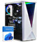 dcl24 Gamer PC Ryzen 5 4500, RTX4060 8GB - 500GB SSD, 16GB DDR4, Gaming PC mit 6x4.1 GHz, Gamer PC weiß mit WLAN, Spiele Rechner mit Windows 11 Pro [19639]