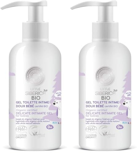 Little Siberica Gel íntimo delicado para bebés 250 ml (Paquete de 2)