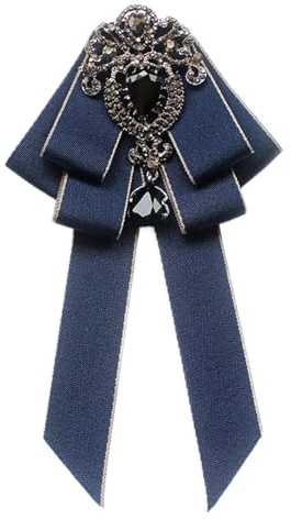LPATEBCVU Papillon Uomo Cravatta a Farfalla Classica Uniforme da Donna, Cravatta a Fiocco, con Strass, Corpetto(Color5)