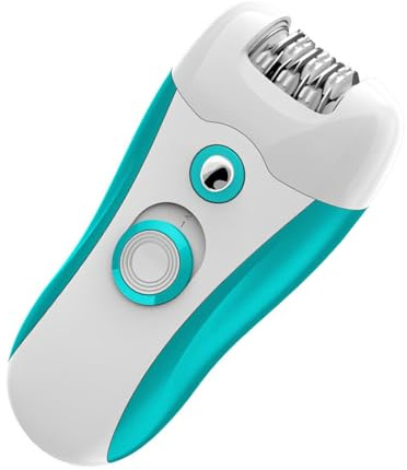 ERYUE Épilation Tondeuse Éliminateur de Callosités Épilateur Broyeur de Pieds pour Femmes Toiletteur Électrique avec 2 Réglages Vitesse pour une Épilation Douce ou Efficace (Vert)