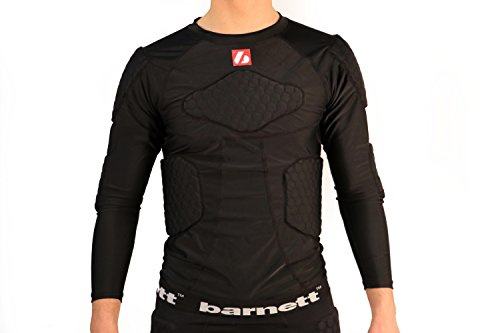 BARNETT FS-08 Maillot Manches Longues de Compression, 5 pièces intégrées, Football américain (L)