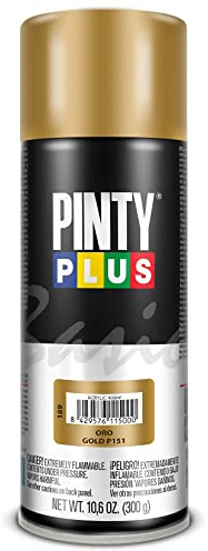 PINTY PLUS BASIC Pintura en spray 520 cc Oro P151, 400 ml