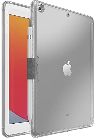 OtterBox Symmetry Clear Hülle für iPad 10,2 (7. gen 2019/8. gen 2020/9. gen 2021), stoßfeste und sturzsichere Schutzhülle, nach Militärstandard getestet,Transparant,Keine Einzelhandelsverpackung