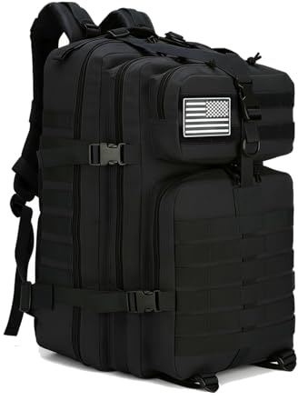 SEYATULLH Military Tactical Backpacks for Men/Women 45L Army Molle Daypack 3 Day Bug Out Bag Hiking Trekking Rucksack