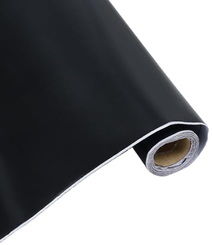 Luieonm Lavagna adesiva con pellicola adesiva | Stacca e attacca la lavagna a contatti, cancellabile, autoadesiva, nera, decalcomania per scuola, scuola, scuola, casa