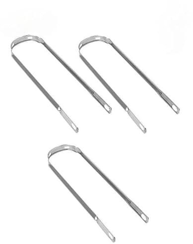 Jstpure for 3 (Three) Vintage 16 Replacement Bicycle Chrome Fender Braces.
