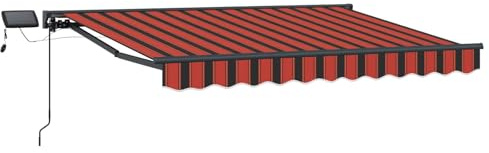 Estor manual LED, 3,5 x 2 m, semicasete