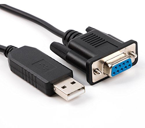 Serielles USB-Kabel auf DB9-Buchse, Laptop-PC mit USB-Kommunikation mit Desktop-PC (mit DB9-Com-Port) 2-TX, 3-RX, 5-GND, 7-CTS, 8-RTS