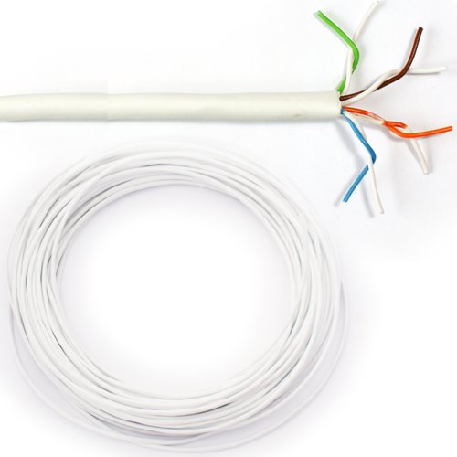 25m Telephone/Communication Cable – 4 Pair 8 Core/Way – Multiline/Multicore Wire Reel – IDC Install Intercom Phone Slave System