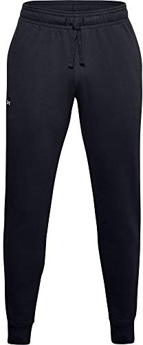 Under Armour Men's Rival Fleece Joggers - Black / / White - XXL
