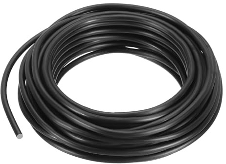 PATIKIL 4mm x 23 Piedi Filo di Allenamento per Bonsai, Steli di Filo Floreale Filo Albero in Alluminio Anodizzato per Fissaggio Rami Giardinaggio, Nero