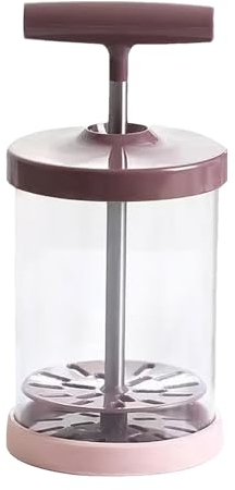 Manual Whipped Cream Maker, Handheld Whipped Cream Dispenser, Whipped Cream Dispenser, Whipped Cream Dispenser Perfect Cream Whipper Maker for Gift, Lid,15 Ounce Capacity