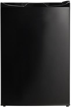 Wintem Frigorifero Nero Monoporta Basso in Acciaio Inox 99L 54x57x84cm - Ideale per Riporre Cibo e Bevande in Ambienti Piccoli o all'Esterno - Piccolo Freezer e Ripiani Regolabili
