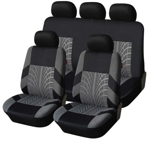 CDETKGER Fundas para Asientos de Coche, para Peugeot 106 205 206 306 307 309 406 806 807 Cómodo Impermeable Juegos De Cubreasientos Impermeable Juegos De Cubreasientos,F
