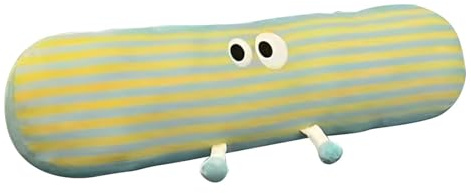 Cuscino Lungo per Letto, Simpatico Cuscino per Abbracci a Righe, Cuscino Lungo Morbido e Comodo, Cuscino per Abbracci per Dormire per Adulti, Cuscino Coccole Decorativo, Cuscino Lombare per Ragazze, C
