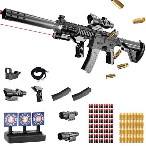 Spielzeug Pistole,Schaumstoff-Blaster,Soft Foam Bullet Blaster Toy,Schaumstoff-Blaster Toy Gun,Soft Foam Bullet Toy,Blaster Toy Gun,Sicherheitstraining oder Spiel,für 14+