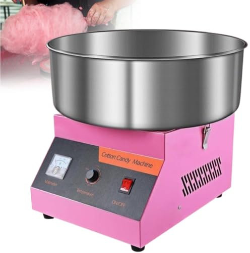 Kommersiell sockervaddsmaskin 1000W sockervaddsmaskin Gör marshmallows snabbt för hemmet, karnevalen, barnfödelsedagen