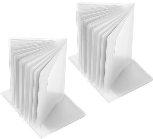 Cobee 4 Pack Plastic Wallet Insert Credit Card Holder, Clear Credit Card Holder Wallet Insert with 10 Page 20 Slots and 10 Page 10Slots Wallets Inserts for ID Credits Membership Shopping BusinessCard