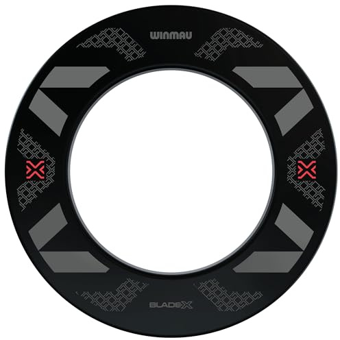 Winmau Blade X Dartscheibe Schutzring – 360° Dartboard-Wandschutz – Stoßabsorbierender Schaumstoff – Markanter Blade-X-Dartboard-Schutzring – Professionelles Darts-Zubehör