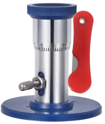 DOITOOL Microtome Manuel Outil Pédagogique pour Classes de Biologie en Métal Argenté, Trancheuse Précise et Portable Couleur Aléatoire pour Plantes pour Échantillons Biologiques
