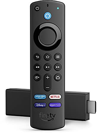Amazon Fire TV Stick 4K avec télécommande vocale Alexa (dotée de boutons de contrôle de la TV), 1ère génération