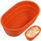 webake Silikon Gärkorb Oval zum Brotbacken 25cm Gärkörbchen Oval für Brot Garkorb Bread Basket für alle Brotsorten