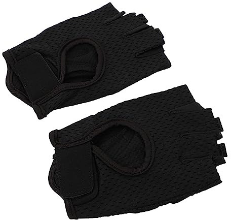 WOFASHPURET Halbfinger Fahrradhandschuhe Atmungsaktiv Anti-rutsch Handschutz Für Radfahren Wandern Camping Reiten Sport Leicht Einfach Auszuziehen Umweltfreundliches Desig