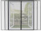 ARCOL Fliegengitter Fenster mit Magnet, Zuschneidbar in der Breite – Moskitonetz mit Klettverschluss – Robuster Magnetvorhang für Fenster – insektenschutz fenster nach maß (155x125 cm, Schwarz)