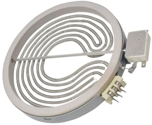 sparefixd Placa calefactora radiante de 180 mm, 1700 W para cocina Roma