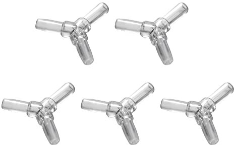 Wsdsgz 5PCS Airline Tubing Check Valves Control Connectors Accessories Aquarium- Airline Tubing Hose
