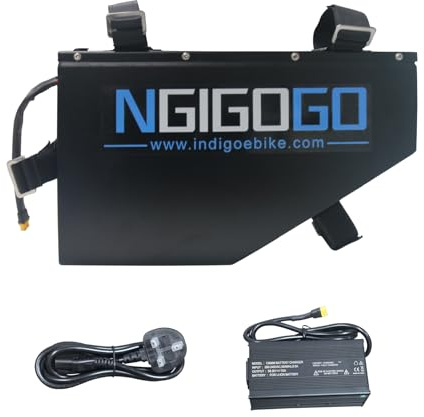 Ebike Battery 52V/48V 35AH 50AH Lithium ion Battery with Charger,Rechargeable E-bike Triangle Batterys for bafang Electric Bike Conversion Kit Motor