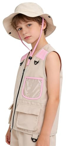 Safari Costume Kids with Pocket Breathable Clothes