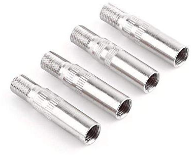 Auto Reifenventil Verlängerung Adapter, 4 stücke Autoventil Ventilverlängerung 39mm*7,5mm Auto Ventil Verlängerung Extender für Auto LKW Van Caravan