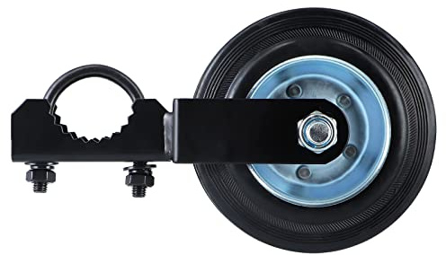 Skelang 6 in Gate Support Wheel, Gate Helper Wheel for Metal Swing Gate, Chain Link Fence with 1-5/8 Inches Thru 2 Inches Gate Frame