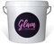Fraben Manfaktur Wandfarbe Glitzerfarbe Kreidefarbe auf Kreidebasis mit Glitzer Innenfarbe Innenwandfarbe Glam Ladies Collection f5L, Farbe: Rosa mit Silber Glitzer