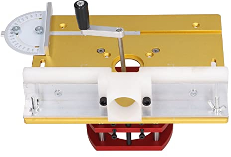 Base per Fresatrice da Tavolo, Sollevatore per Fresatrice per Diametri da 64 Mm a 66 Mm Motore, Sollevatore per Fresatrice con Piastra Superiore Base di Sollevamento per (Oro)