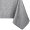 smiry Tischdecke Abwaschbar Ornamente Rechteckig 130 x 160 cm Tischtuch Damast Tafeldecke Kratzfest aus Polyester Pflegeleicht für Küche, Party - Grau