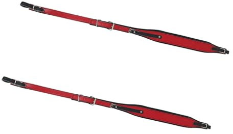 Hoement 4stücke Akkordeon-schultergurt Pu-akkordeon-dekorgurt Premium-akkordeongurt Langlebiger Akkordeongurt Eng Anliegend Bequem Verstellbar Hoher Festigkeit Verschleißfestigkeit