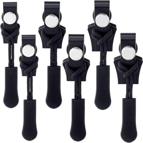 Reißverschluss zipper, Frundoo 6 Stück Kunststoffe Universell Abnehmbares Ersatz Reisverschluss-reparaturset, Reißverschluss Reparieren, Reisverschluss Fix Kit für Jacke/Mantel/Rucksack (6PCS-B)