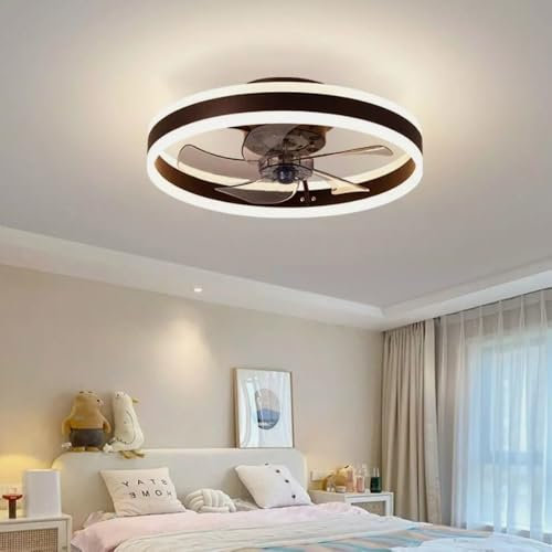 Blendra 50cm Modern LED Ceiling Fan with Lights & Remote - 6 Speeds, Dimmable, Energy-Efficient & Stylish Design for Bedroom, Living Room, Kitchen