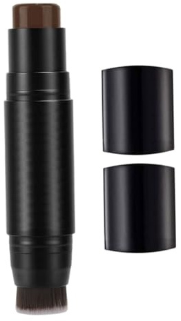 WRITWAA Rellenador Portátil Para Barba 1 Unidad Grande Color Marrón Oscuro Relleno Para Forma Barba Para Hombres y Finas Uso Diario